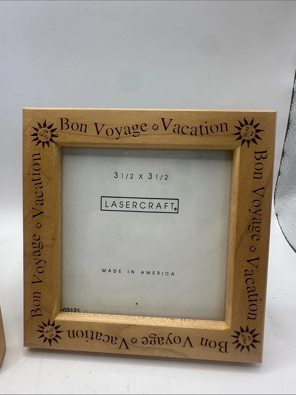 'Bon Voyage' Wood Picture Frames - Natural Wood